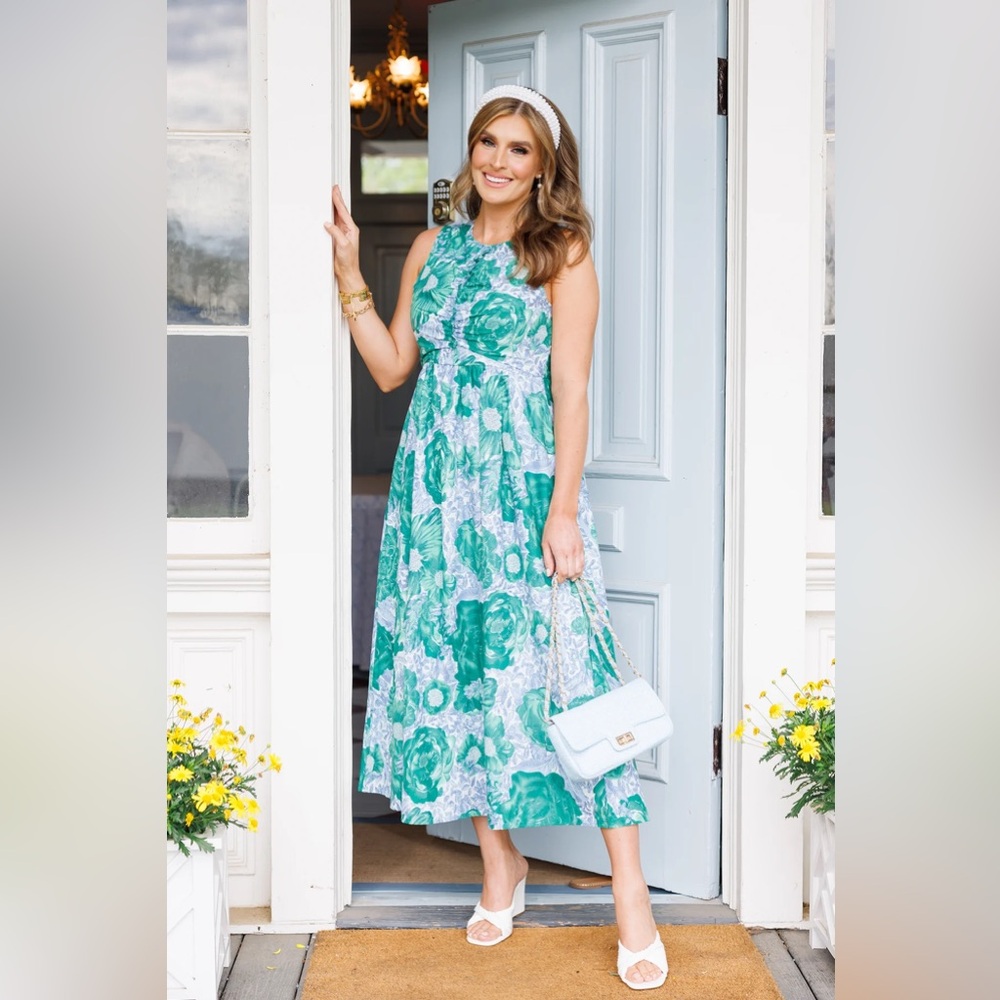 NWT floral maxi dress - large